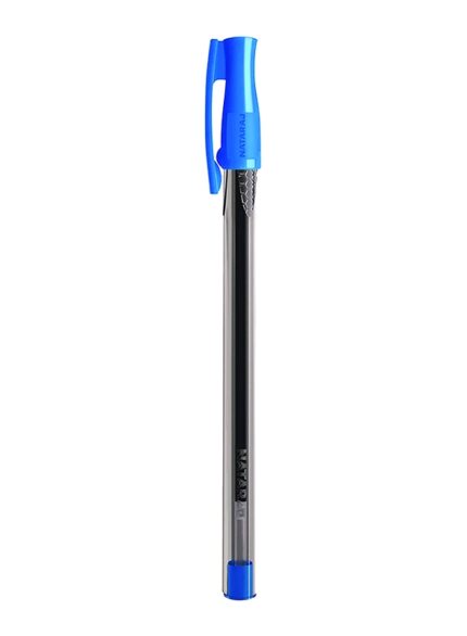 Nataraj  621 Fine Ballpoint Pen Set, 0.7mm, Blue 10pcs