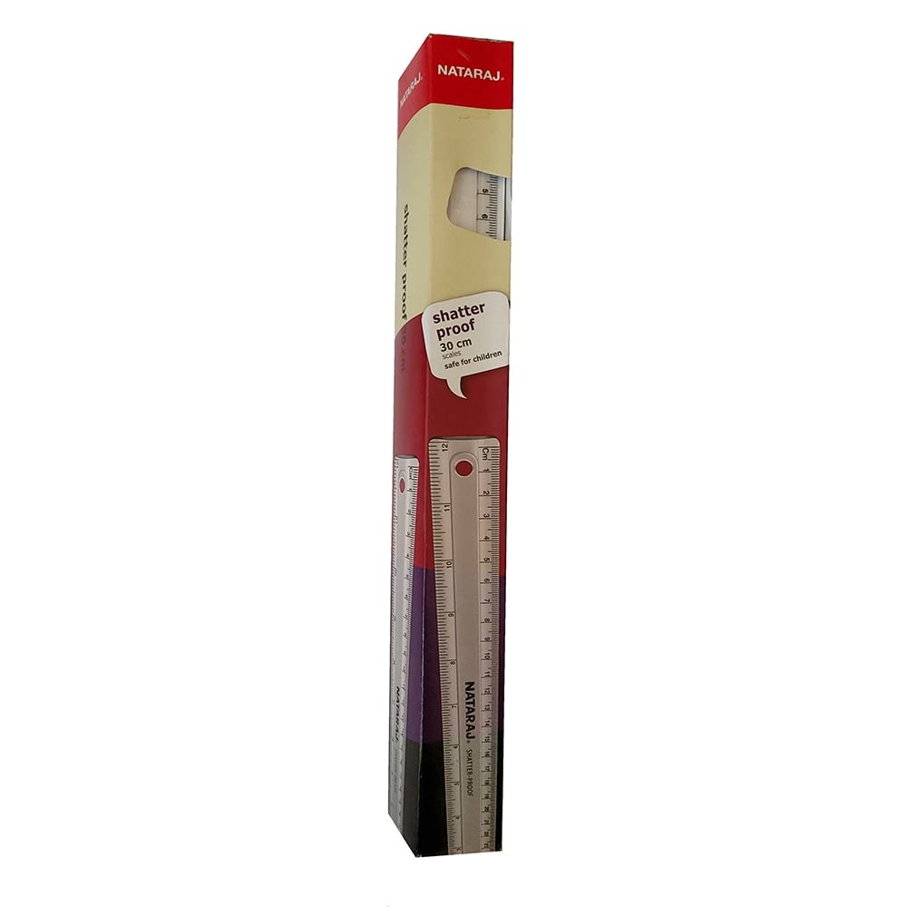 Nataraj Shutter Proof Ruler 30cm 10pcs Nataraj Shutter Proof Ruler 30cm 10pcs