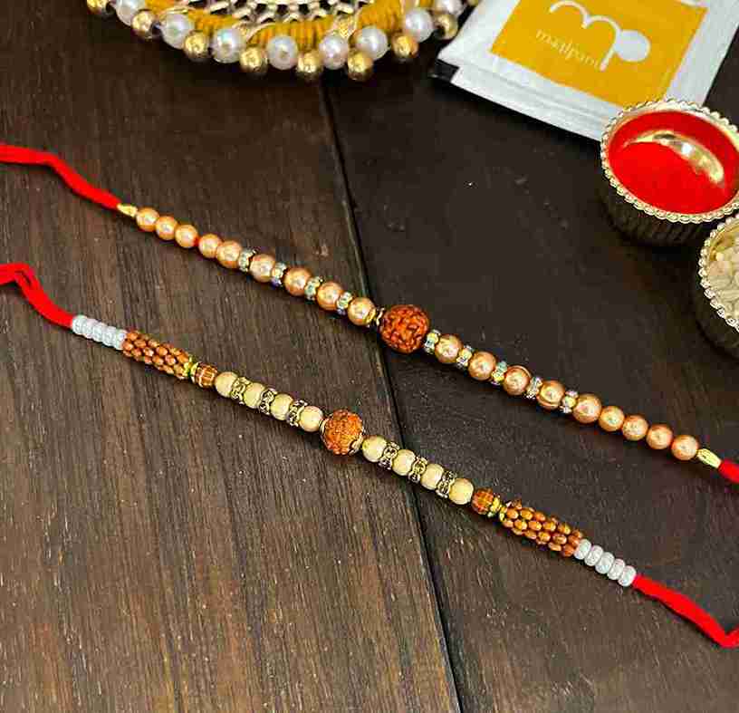 Maalpani Fancy Rakhi set of 2 Rakhi -203